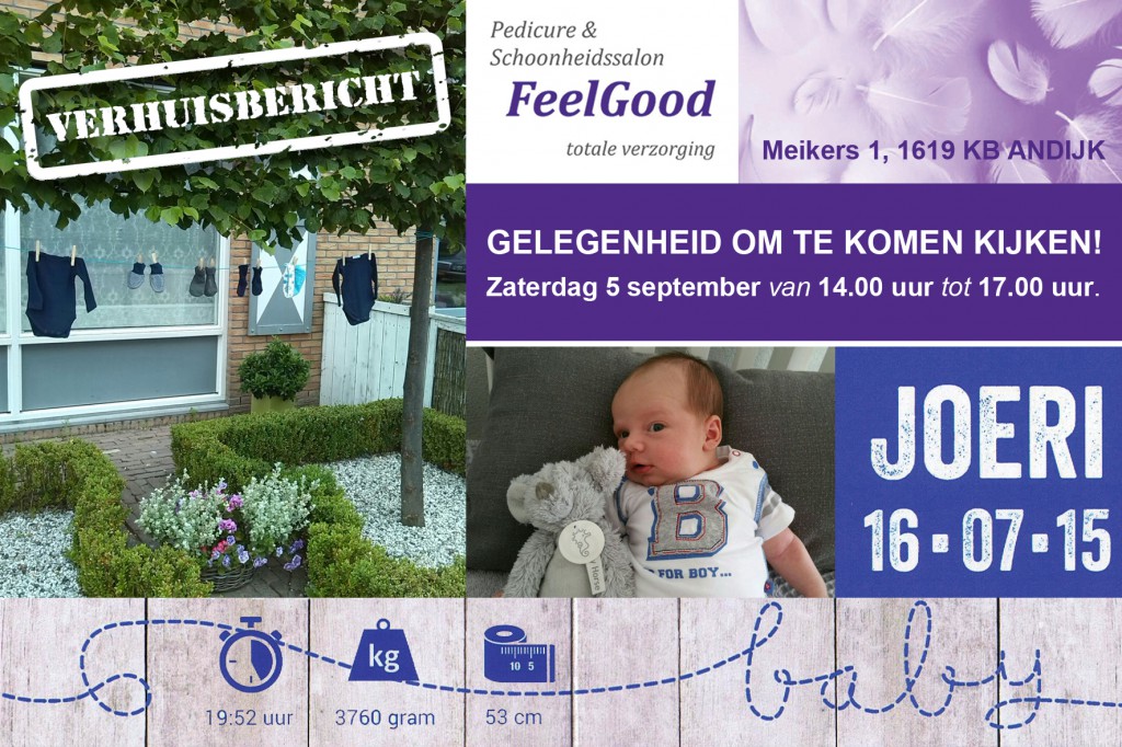 Verhuisbericht Feel Good